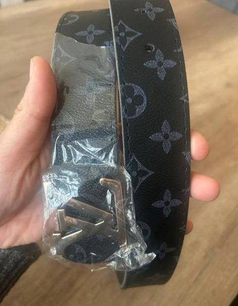 Louis Vuitton riem monogram, Ophalen of Verzenden, Nieuw, Zwart