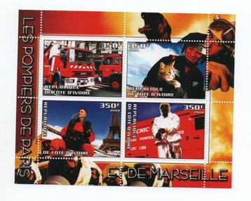 Brandweer, Pompiers Paris - Cote D'Ivoire 2004 - Postfris beschikbaar voor biedingen