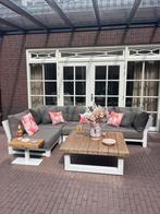 Life Loungeset compleet, Tuin en Terras, Tuinsets en Loungesets, 5 zitplaatsen, Bijzettafel, Aluminium, Ophalen of Verzenden