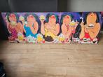 Dikke dames op canvas, Antiek en Kunst, Kunst | Schilderijen | Modern, Ophalen