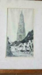 Gravure anton pieck cuneratoren rhenen 1922, Antiek en Kunst, Ophalen