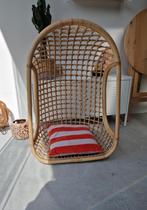 Hangstoel egg chair rotan, Minder dan 75 cm, Zo goed als nieuw, Ophalen