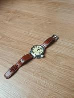 TW steel horloge, Overige merken, Staal, Ophalen of Verzenden, Leer