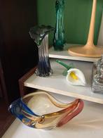 Vintage Murano Glas, Met kristal, Overige materialen, Gebruikt, Overige kleuren