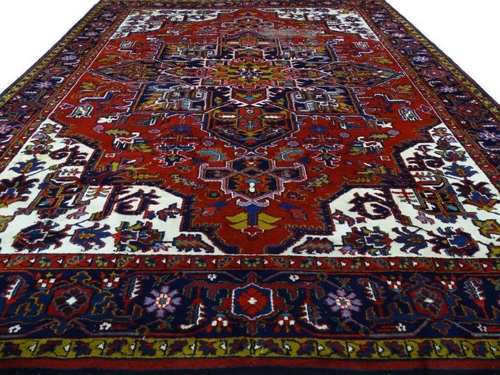 Perzisch tapijt - XL-Heriz - 447 x 347 cm - Handgeknoopt, Huis en Inrichting, Stoffering | Tapijten en Kleden, Gebruikt, 200 cm of meer