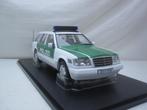 Mercedes-Benz s124 E-klasse T-model Polizei 1995 1:18 T9, Ophalen of Verzenden, Nieuw, Auto, Overige merken