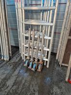 Mooi smal aluminium rolsteiger 8 meter werkhoogte, Ophalen, Gebruikt, Rolsteiger of Kamersteiger, 5 meter of hoger