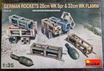 German rockets 28cm WK spr & 32cm WK Flamm - Miniart 1/35, Overige merken, Verzenden, 1:32 tot 1:50, Overige typen