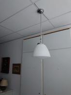 Art Deco schoollamp met een in lengte verstelbaar pendel., Antiek en Kunst, Antiek | Lampen, Ophalen of Verzenden
