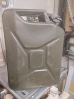 Te koop; Stalen Landmacht jerrycan 20 liter., Ophalen of Verzenden, Gebruikt