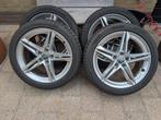 Audi A4 18" S-Line velgen met winterbanden, Auto-onderdelen, Banden en Velgen, Ophalen, 18 inch, Banden en Velgen, Winterbanden
