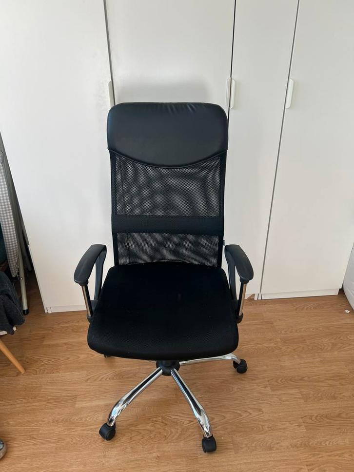 Bureaustoel – Niceday, Huis en Inrichting, Bureaustoelen, Zo goed als nieuw, Zwart, Ophalen