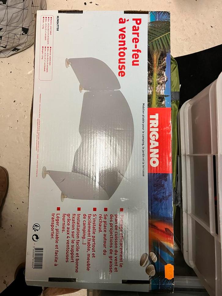 Trigano Keuken Windscherm - Camping Accessoire, Caravans en Kamperen, Kampeeraccessoires, Zo goed als nieuw, Ophalen of Verzenden