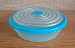Tupperware Adapta bowl rond Blauw 1L Hoogte 6cm Ø20cm, Ophalen of Verzenden, Zo goed als nieuw, Blauw, Bak of Kom