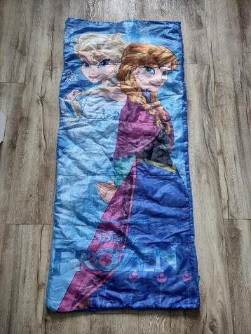 Prachtige blauwe Frozen slaapzak, 145x65 cm. Anna en Elsa. beschikbaar voor biedingen