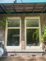 Kozijnen 2x HR ++ glas, Ophalen, Zo goed als nieuw, Hout, Raamkozijn