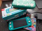 Switch Lite (Turquoise) met Mario Kart, Spelcomputers en Games, Spelcomputers | Nintendo Switch Lite, Ophalen of Verzenden, Roze of Coral