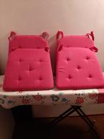 4 roze stoelkussentjes, Huis en Inrichting, Woonaccessoires | Kussens, Roze, Zo goed als nieuw, Ophalen