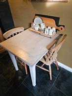 Oud houten (keuken) tafeltje, Antiek en Kunst, Ophalen