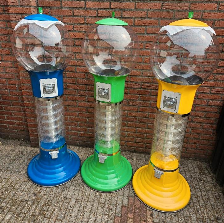 FIFTIES SIXTIES BEAVER SPIRAAL KAUWGOMBALLEN AUTOMATEN, Verzamelen, Automaten | Overige, Zo goed als nieuw, Ophalen