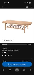 Salontafel - Zo goed als nieuw, Huis en Inrichting, Tafels | Salontafels, Ophalen, Overige materialen, 100 tot 150 cm, 50 tot 100 cm