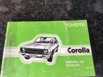 Handleiding Toyota Corolla 1977, Auto diversen, Handleidingen en Instructieboekjes, Ophalen of Verzenden