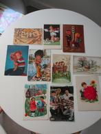 10 vintage kinder ansichtkaarten, Verzenden, 1940 tot 1960, Gelopen, Kinderen