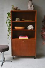 Deens Design highboard/boekenkast, 200 cm of meer, Vintage, 50 tot 100 cm, 25 tot 50 cm