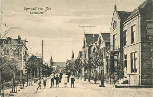(701-347-033) Egmond aan Zee Dorpsstraat, Verzamelen, Ansichtkaarten | Nederland, Noord-Holland, Verzenden