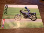 Yamaha XS400 Brochure - Zeldzaam!    (Y2), Ophalen of Verzenden