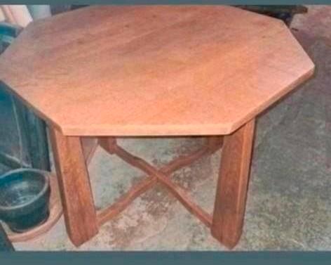 Vintage 8 hoekige salontafel, Huis en Inrichting, Tafels | Salontafels, 50 tot 75 cm, 50 tot 100 cm, 50 tot 100 cm, Rechthoekig