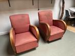 2 x artdeco fauteuils.      €125,-, Ophalen