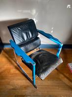 Yrjö Kukkapuro Experiment Lounge Chair, Gebruikt, Blauw, Leer, Ophalen of Verzenden