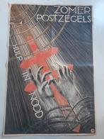 Poster voor zomer postzegels van Wijdeveld uit 1936, Rechthoekig Staand, Ophalen of Verzenden, Zo goed als nieuw, A1 t/m A3