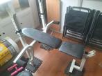Benchpress halterbank opklapbaar, Sport en Fitness, Fitnessmaterialen, Ophalen, Zo goed als nieuw, Fitnessbank