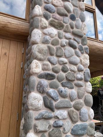 Gezaagde rivierkeien wandbekleding/flagstones/steenstrips. beschikbaar voor biedingen