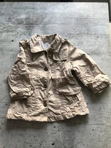 Mexx zomerjas maat 74 beige zand jas trenchcoat jasje zomer beschikbaar voor biedingen