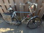 Gazelle Eclipse Limited grijs/wit 65cm heren in nieuwstaat, Fietsen en Brommers, Fietsen | Heren | Herenfietsen, Ophalen, Versnellingen
