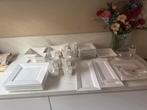 Compleet Wit Servies - Modern Design, Huis en Inrichting, Ophalen, Zo goed als nieuw, Effen, Porselein