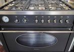 Smeg fornuis 90 cm, Ophalen, Gebruikt, 60 cm of meer, Gas