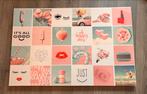 Schilderij/Poster - Roze Thema - 75x110cm, Huis en Inrichting, Ophalen of Verzenden, Zo goed als nieuw, Schilderij, 100 tot 125 cm