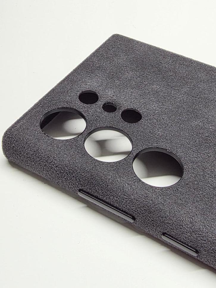 Samsung Galaxy S24 Ultra YMV Alcantara Magsafe Case (Grijs), Telecommunicatie, Mobiele telefoons | Hoesjes en Frontjes | Samsung