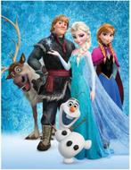 Disney Frozen Fleece Deken / Bedsprei - 130x170, Nieuw, Meisje, Blauw, Deken of Dekbed