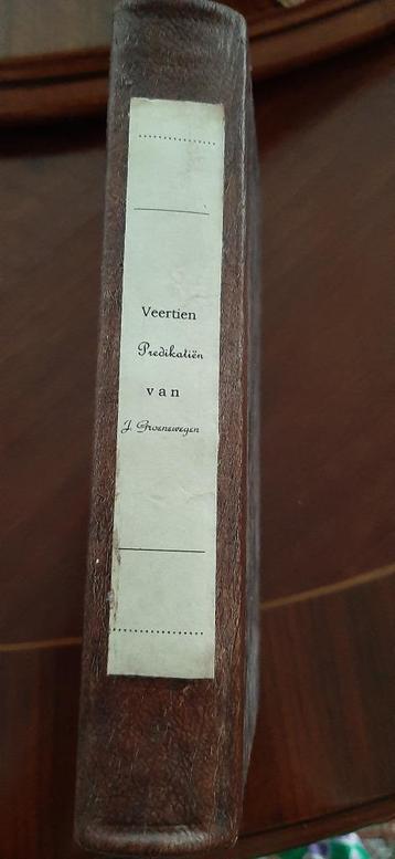 Veertien predikatiën, Johannes Groenewegen beschikbaar voor biedingen