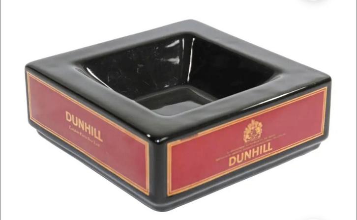 Vintage jaren ‘50 grote Dunhill asbak colllectors item, Verzamelen, Rookartikelen, Aanstekers en Luciferdoosjes, Zo goed als nieuw