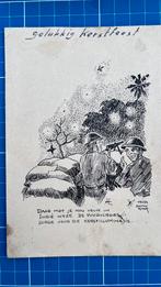 Kerst kaart Nederlands Indië Batavia cartoon, Ophalen of Verzenden, Nederland