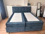 2-persoons bed 200x180 - Zeer Goede staat!, Ophalen, Blauw, Tweepersoons, Zo goed als nieuw