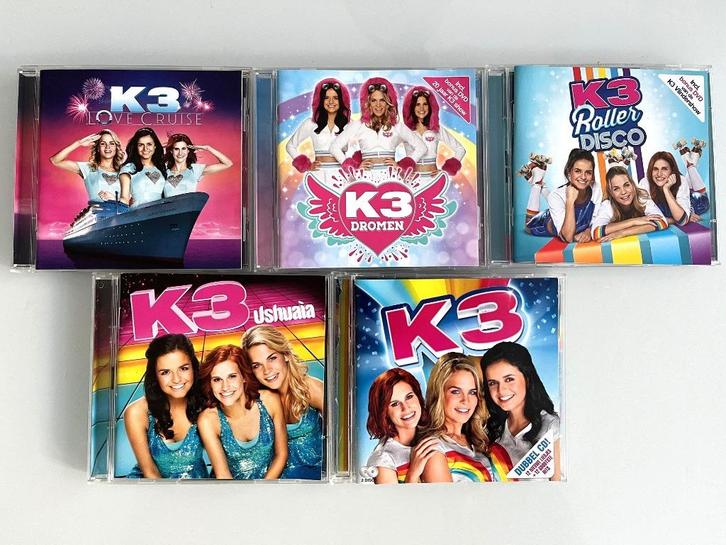 K3 op 7 cd's en 2 dvd's, Cd's en Dvd's, Cd's | Kinderen en Jeugd, Zo goed als nieuw, Muziek, Ophalen of Verzenden