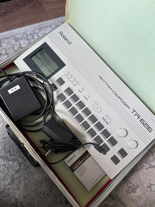 Originele Roland TR-626 incl flightcase en memory card, Muziek en Instrumenten, Drumcomputers, Gebruikt, Roland, Ophalen