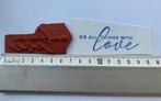 Stempel Artspecially Do all things with love, Ophalen of Verzenden, Nieuw, Unmounted stempel
